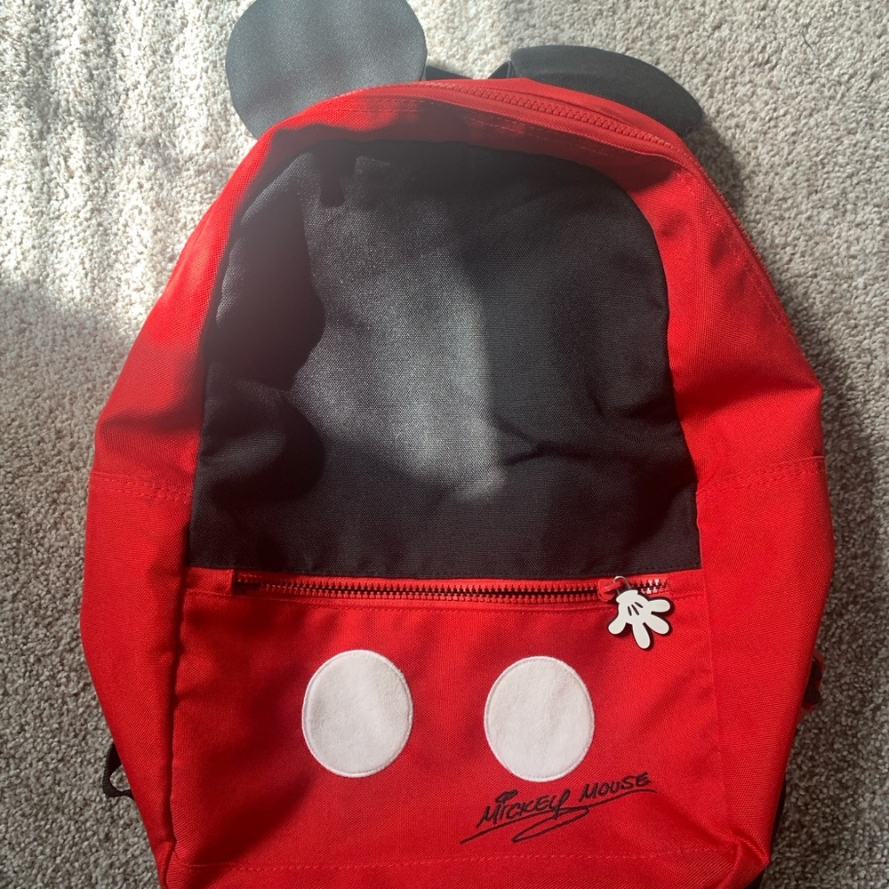 Official Disney Red Mickey Mouse Backpack